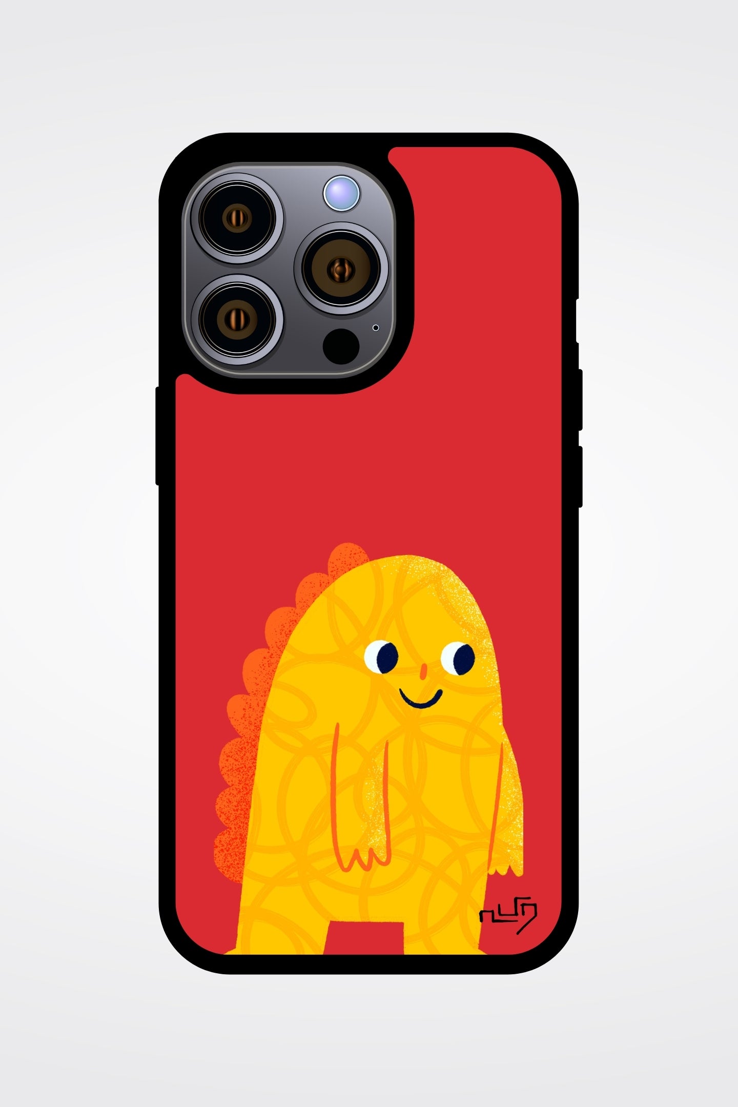 Hilarious Yellow Dinosaur iPhone Case - Veesheh