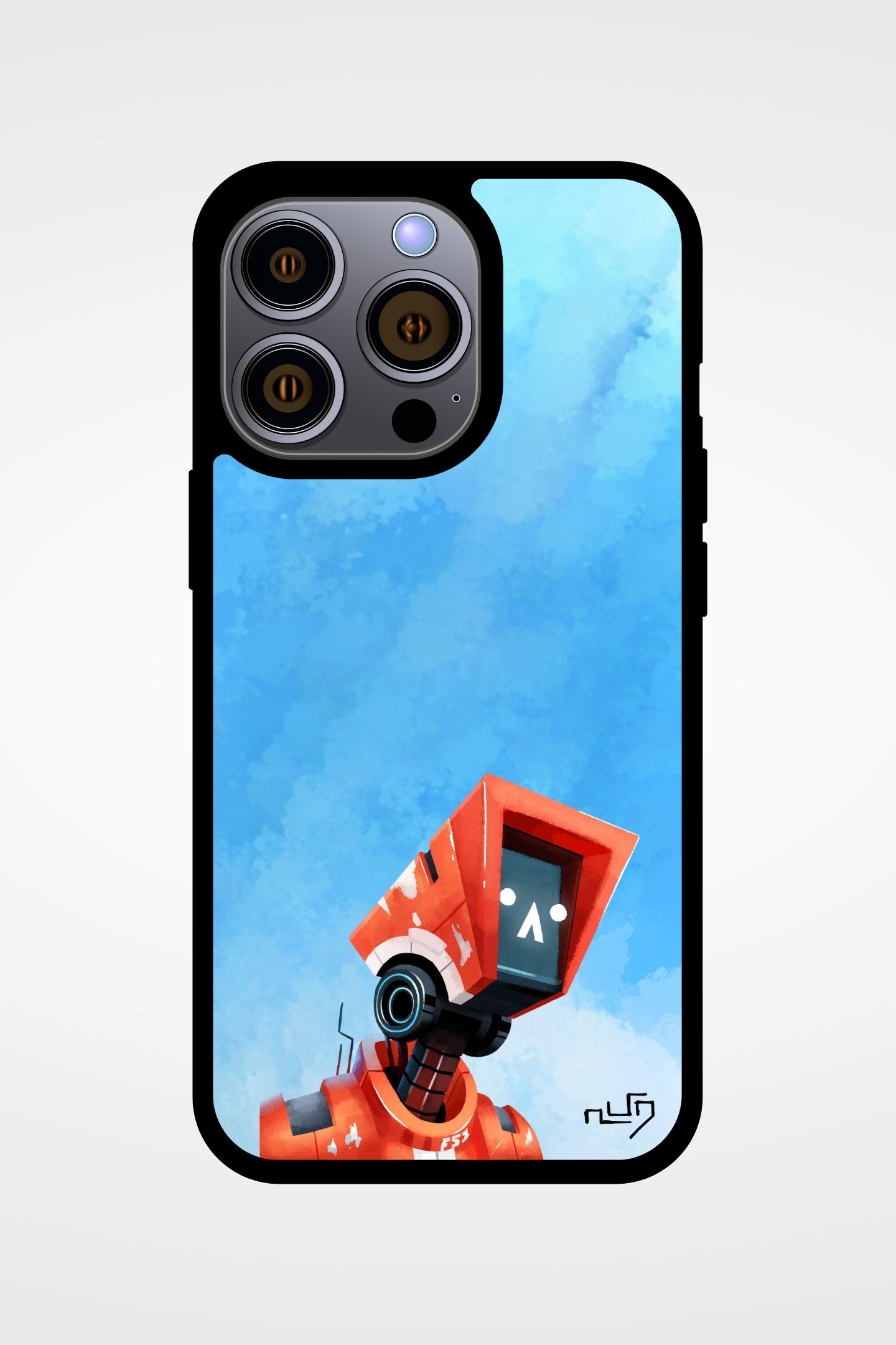 Robot Guard Defender iPhone Case