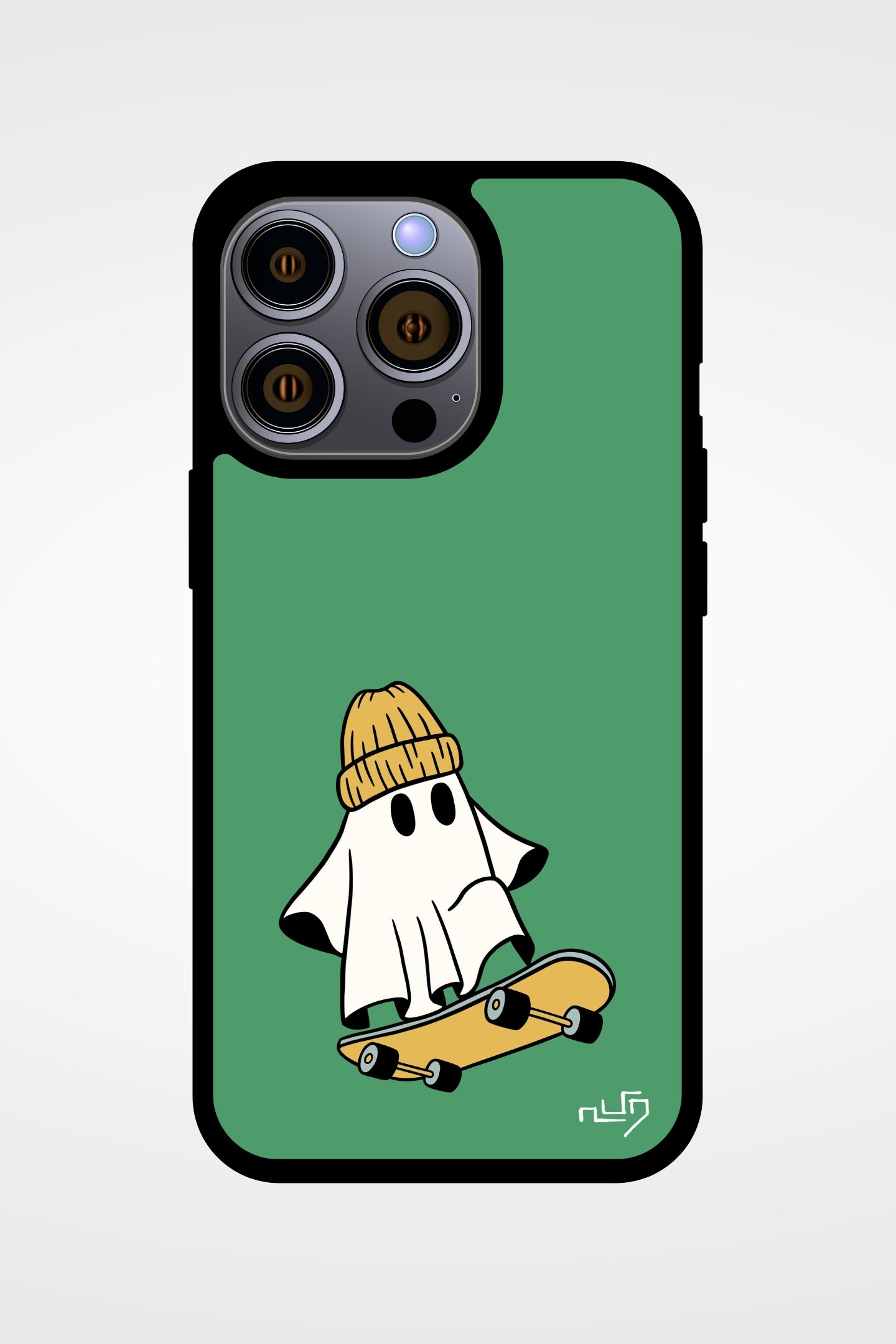 Skateboarding Ghost Adventure iPhone Case