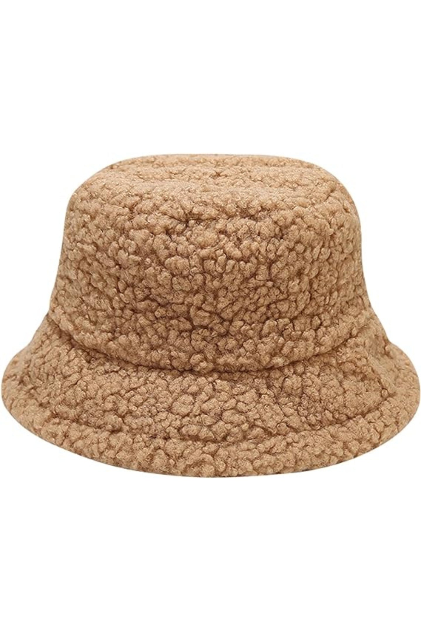 Fisherman Teddy Bucket Hat – Cozy Sherpa Winter Hat, Unisex Warm Fuzzy Streetwear