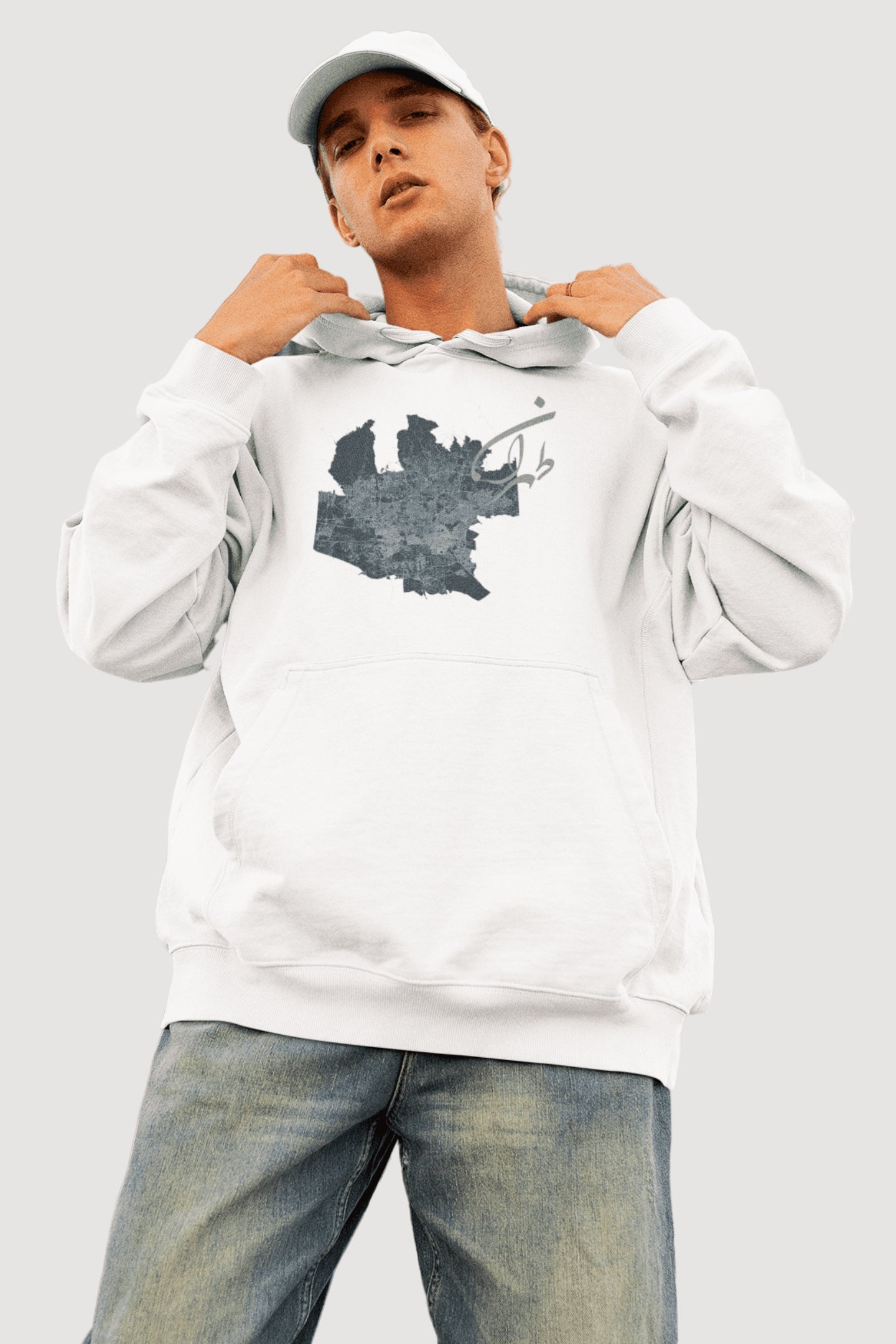 Tehran Area Map Unisex Hoodie