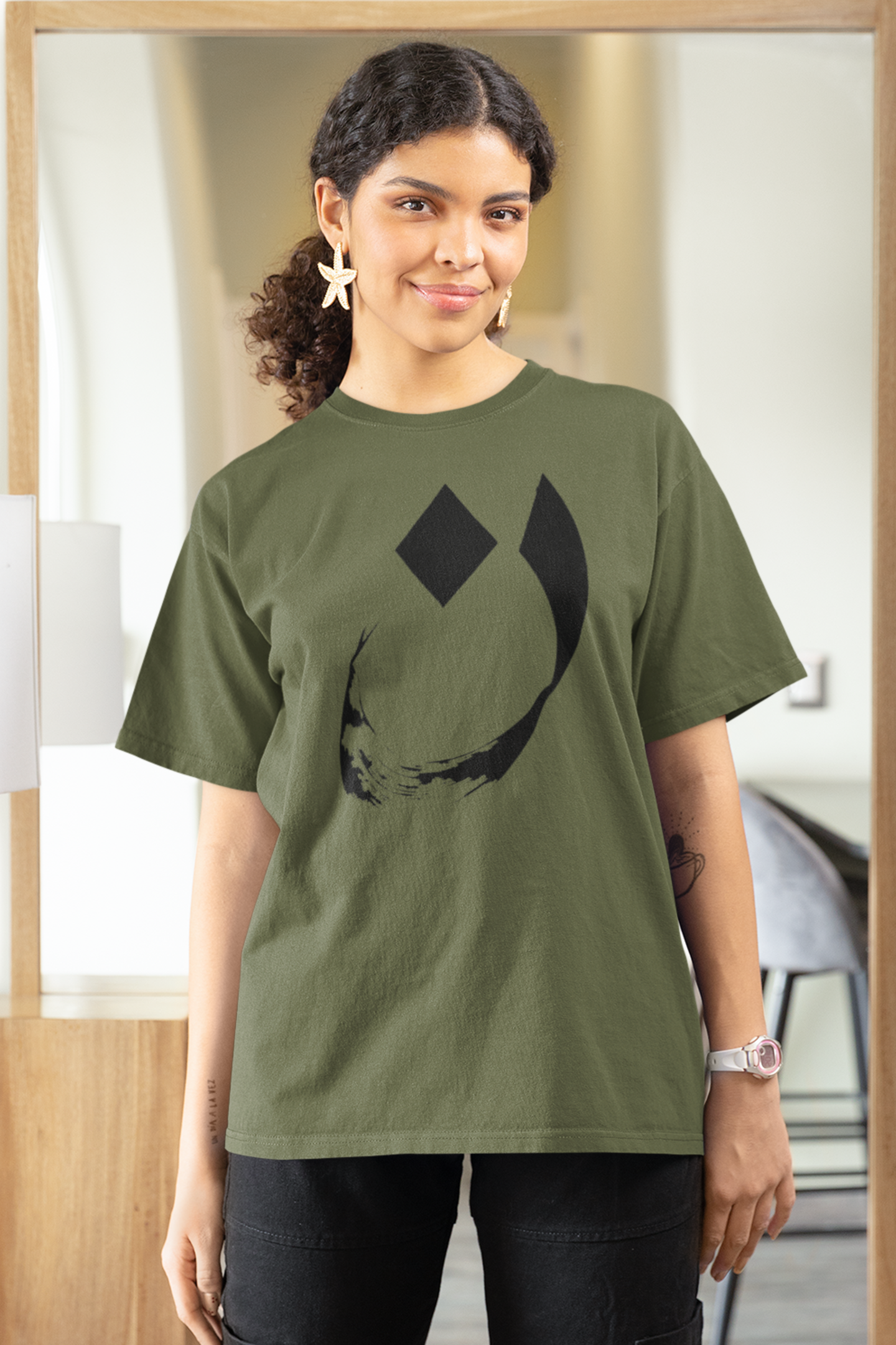 Alphabet Letter Noon T-shirt - Veesheh