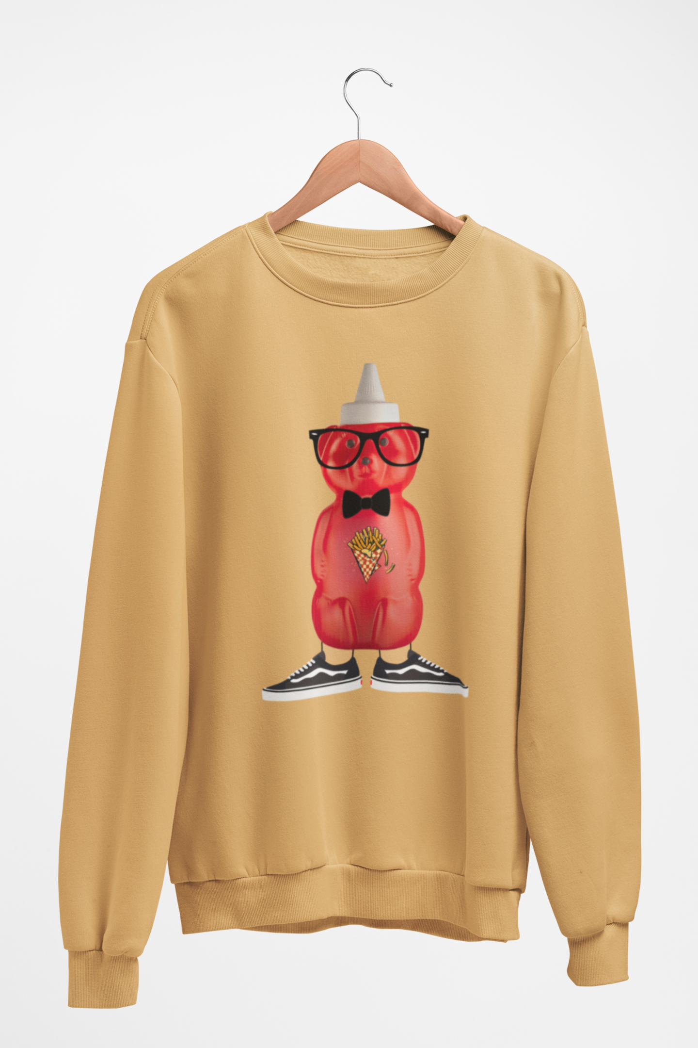 Unisex fleece sweatshirt with "Persian Khersi Ketchup" graphic – Veesheh