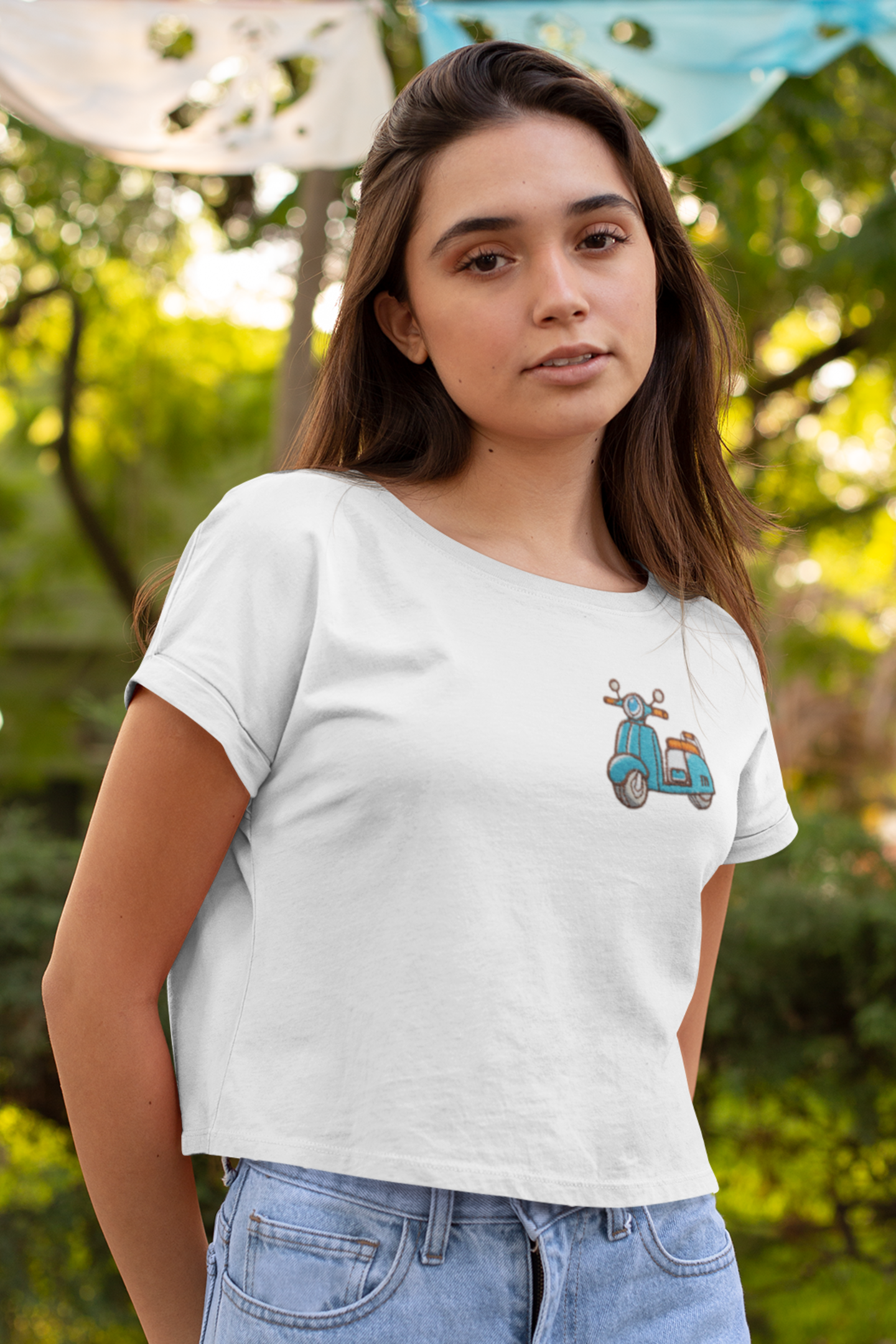 Vespa Vibes T-Shirt – Unisex Retro Scooter Graphic Tee, Vintage Travel Gift