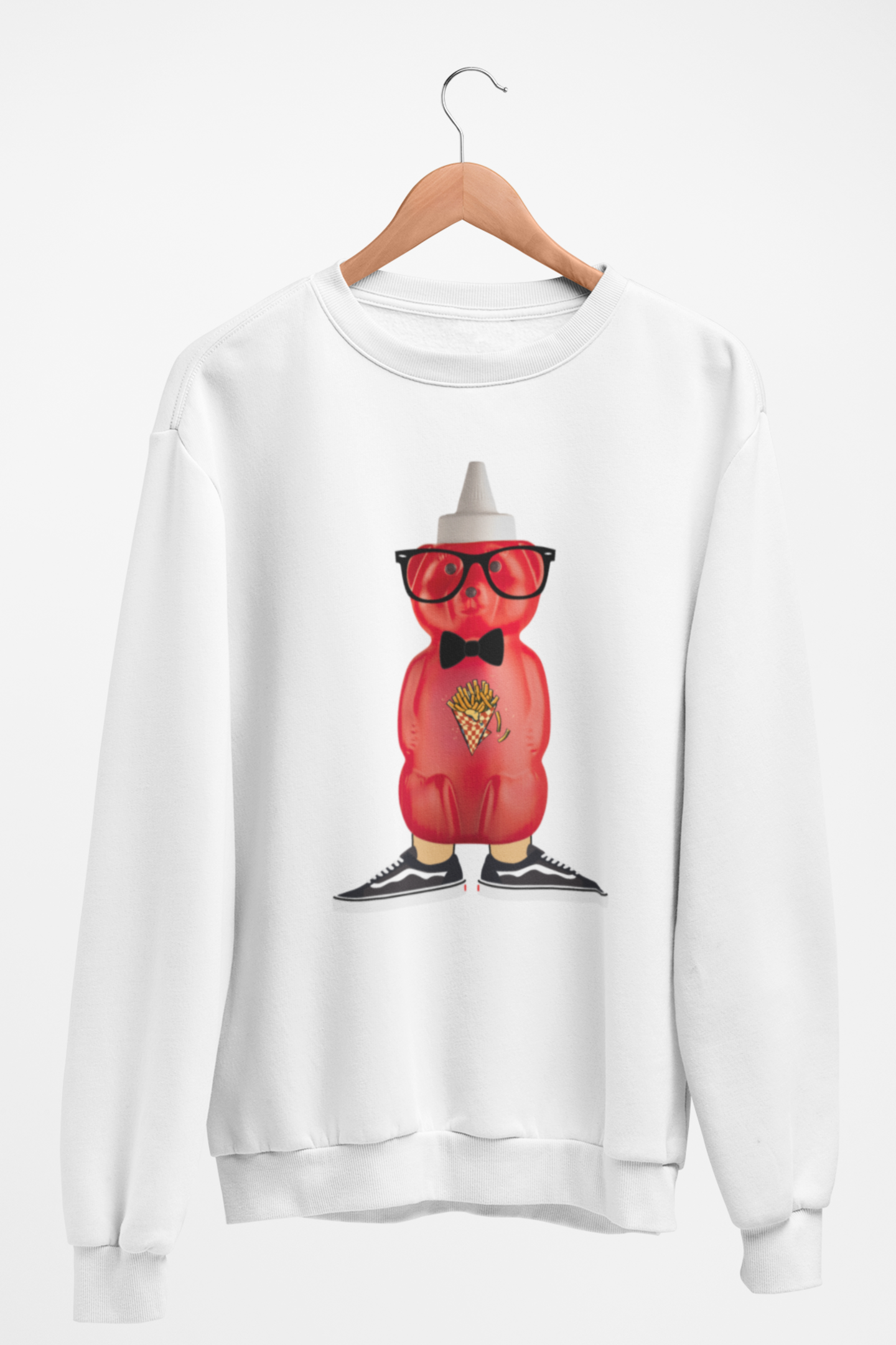 Unisex fleece sweatshirt with "Persian Khersi Ketchup" graphic – Veesheh