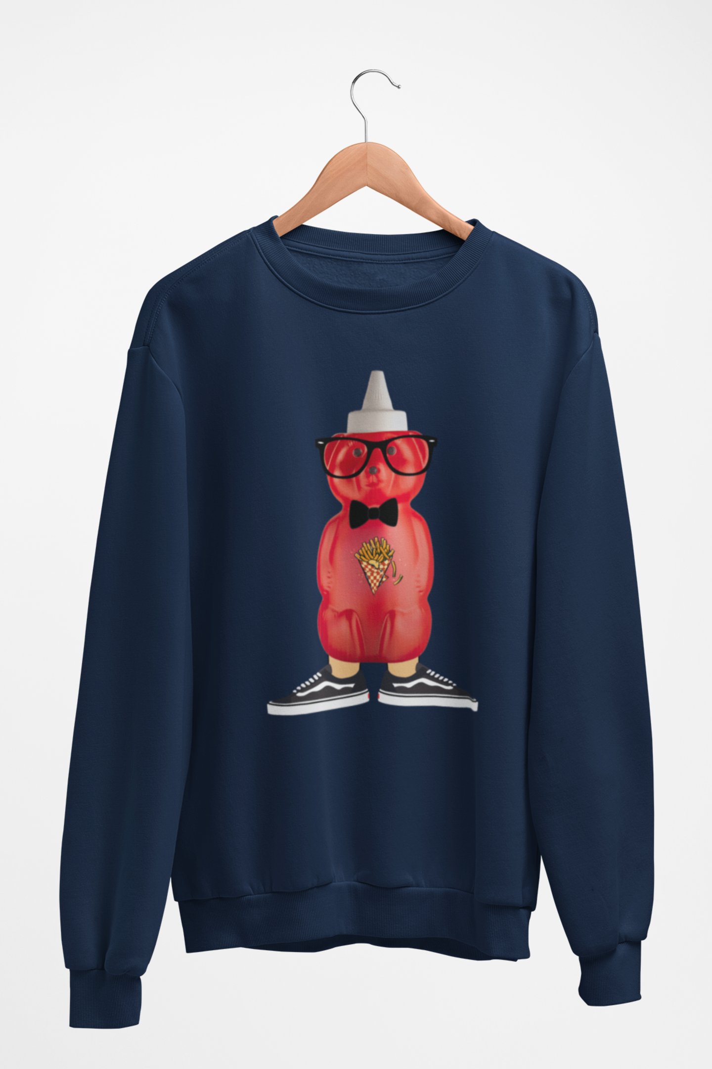 Unisex fleece sweatshirt with "Persian Khersi Ketchup" graphic – Veesheh