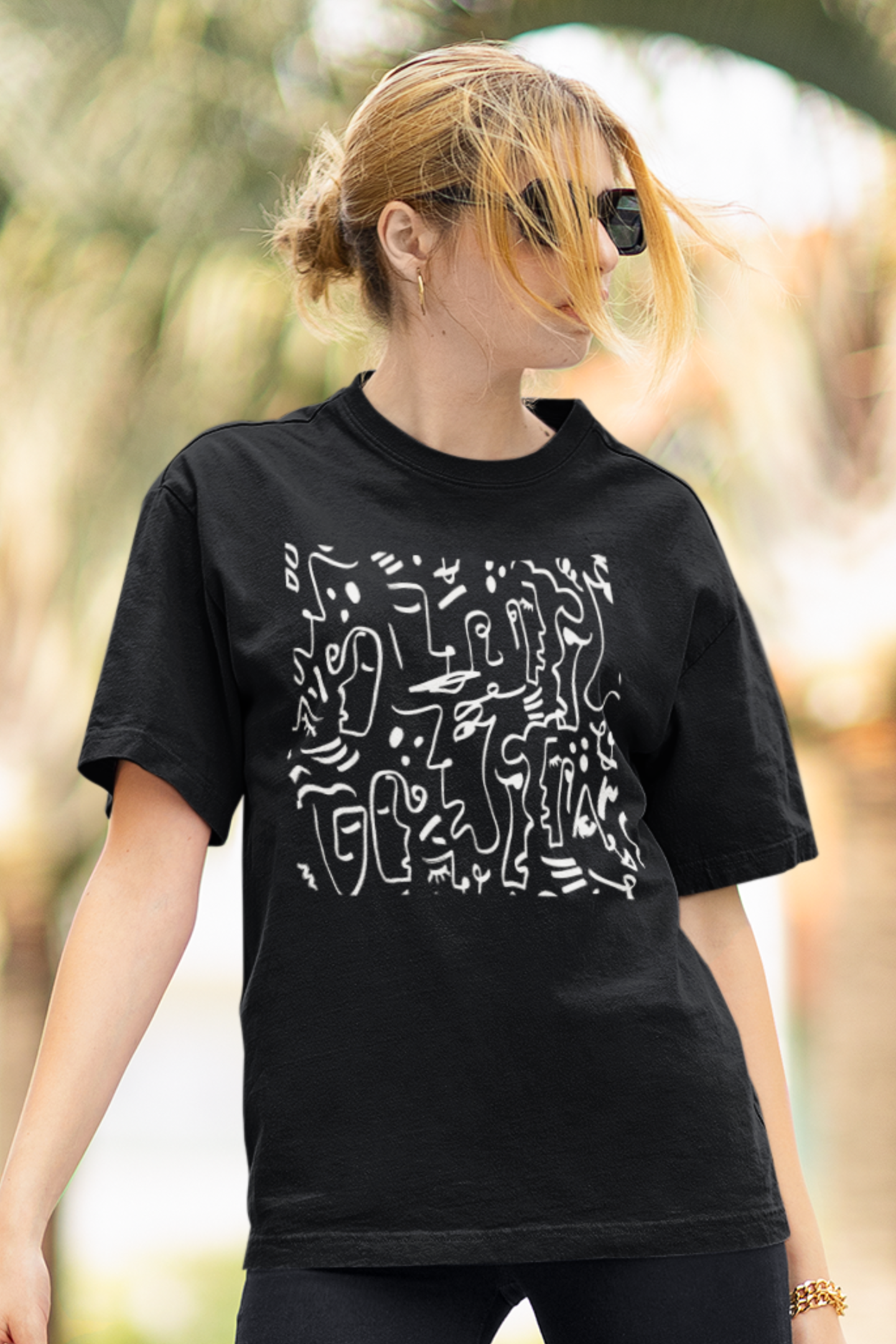 Faces of Abstraction T-shirt - Veesheh