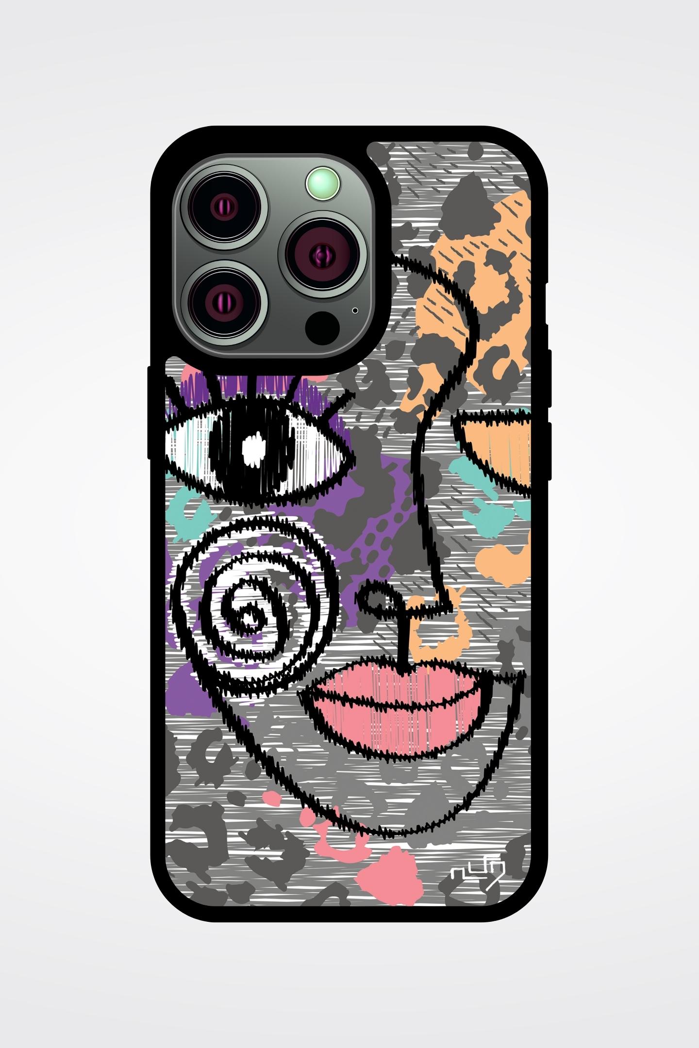 Line Art Portrait iPhone Case - iPhone 12