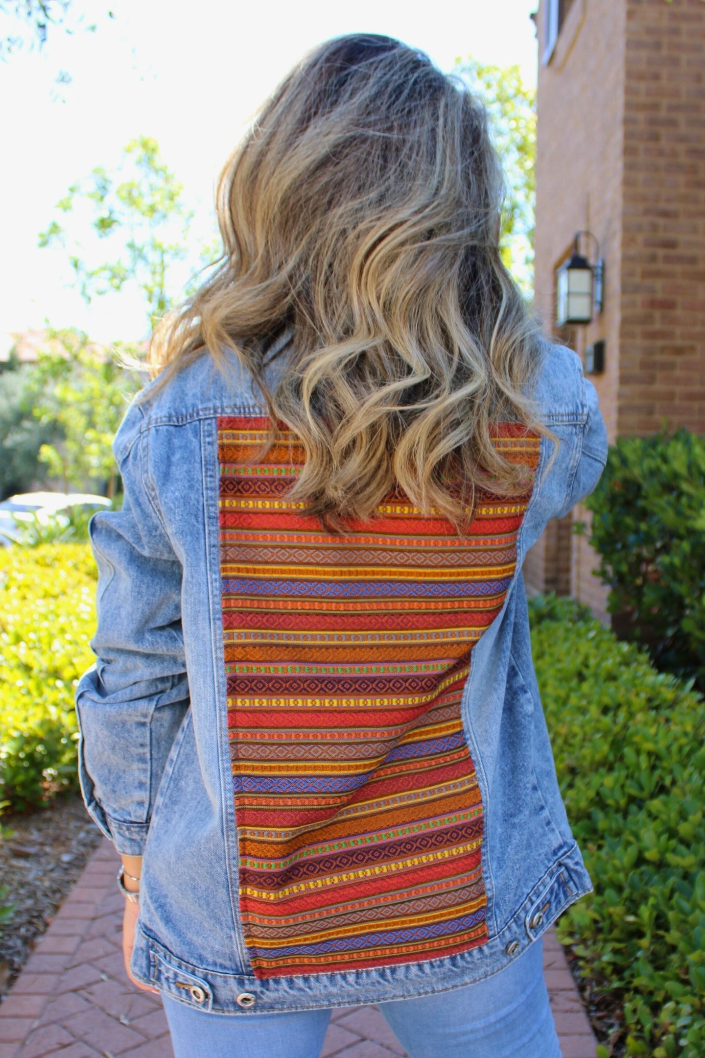 Aztec Chic Denim Jacket - Veesheh