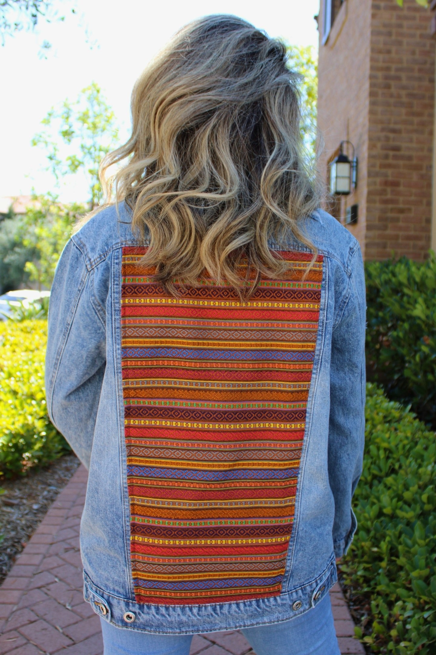 Aztec Chic Denim Jacket - Veesheh