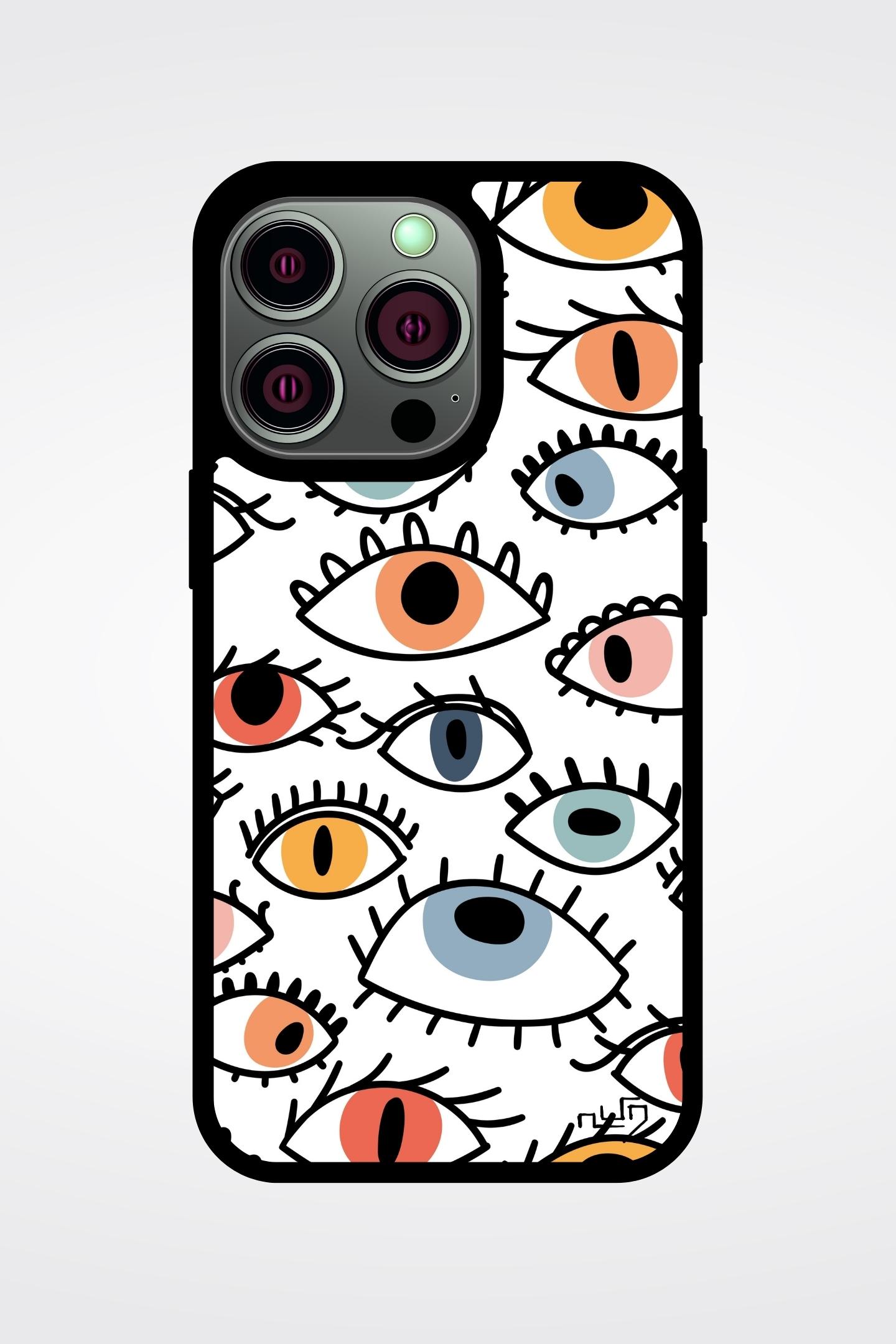 Eye Pattern iPhone Case - Veesheh