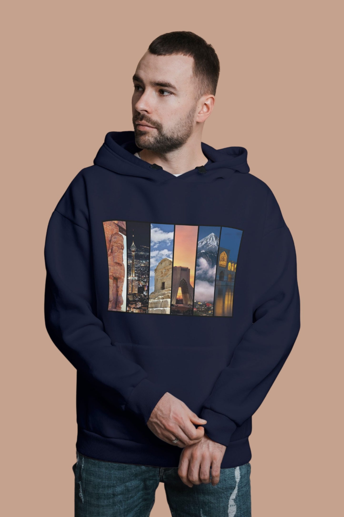 Iranian Historic Places Unisex Hoodie - Veesheh