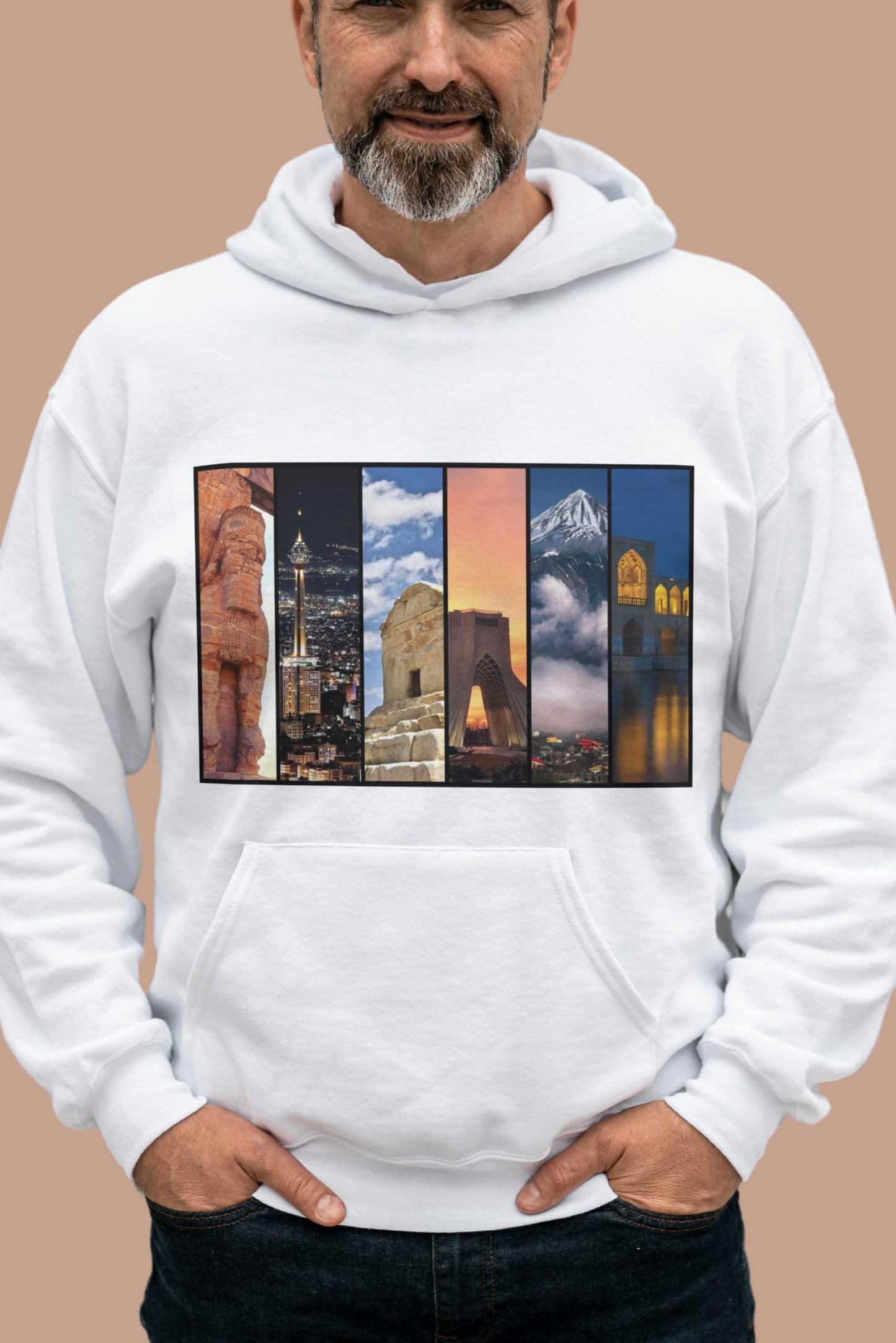 Iranian Historic Places Unisex Hoodie - Veesheh