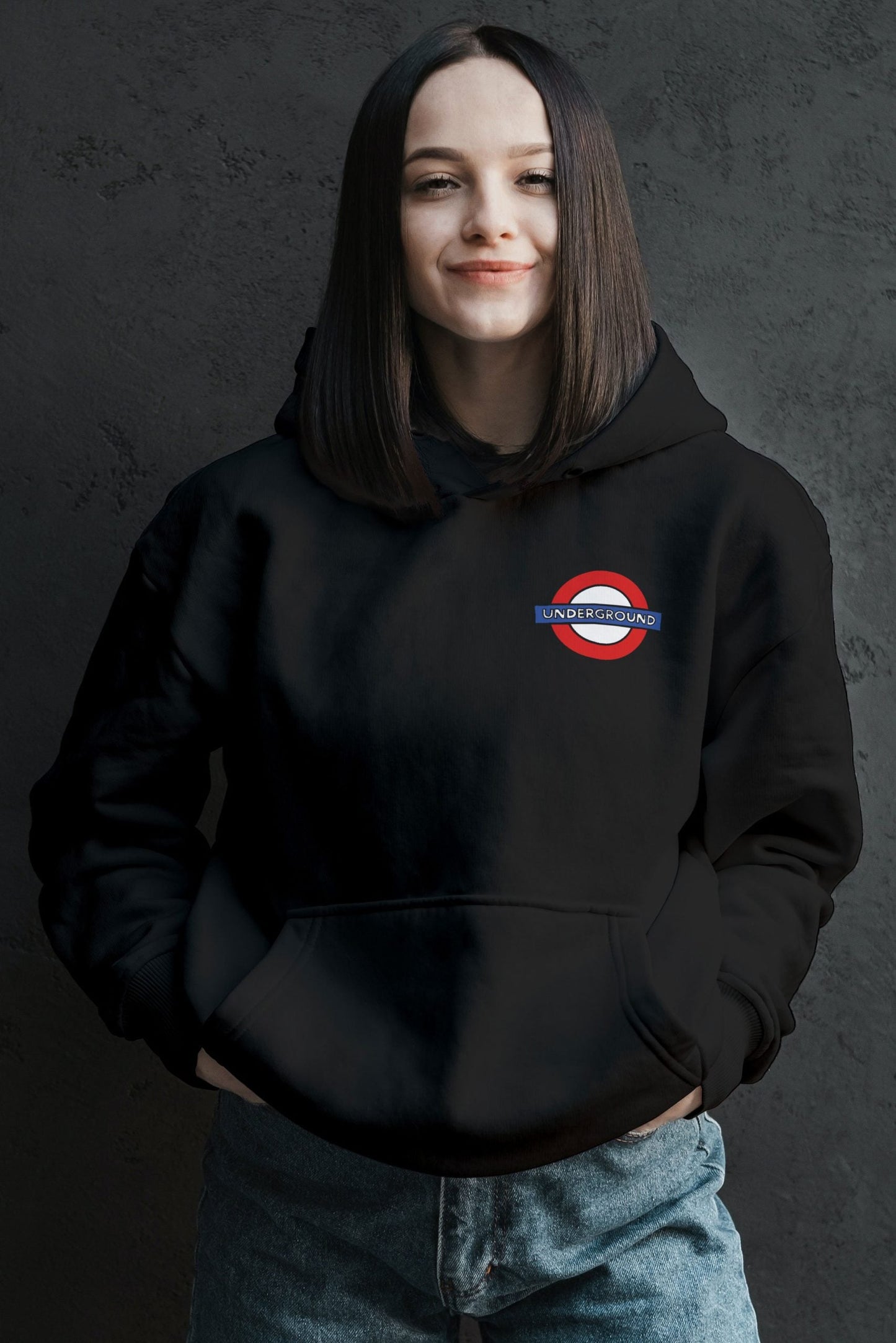 London Underground Graphic Unisex Hoodie - Veesheh