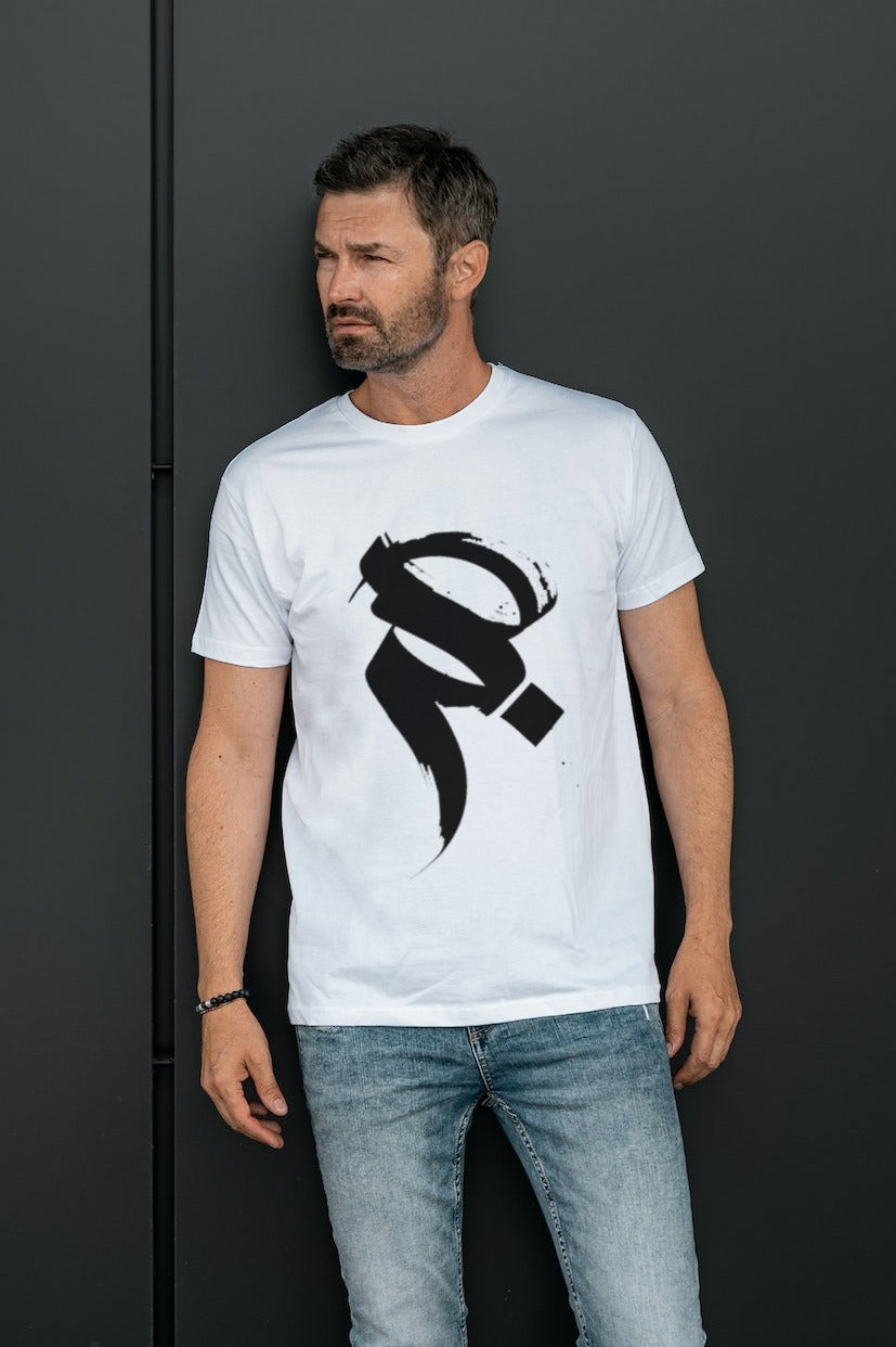 Sabr Calligraphy Unisex T-shirt - White, S