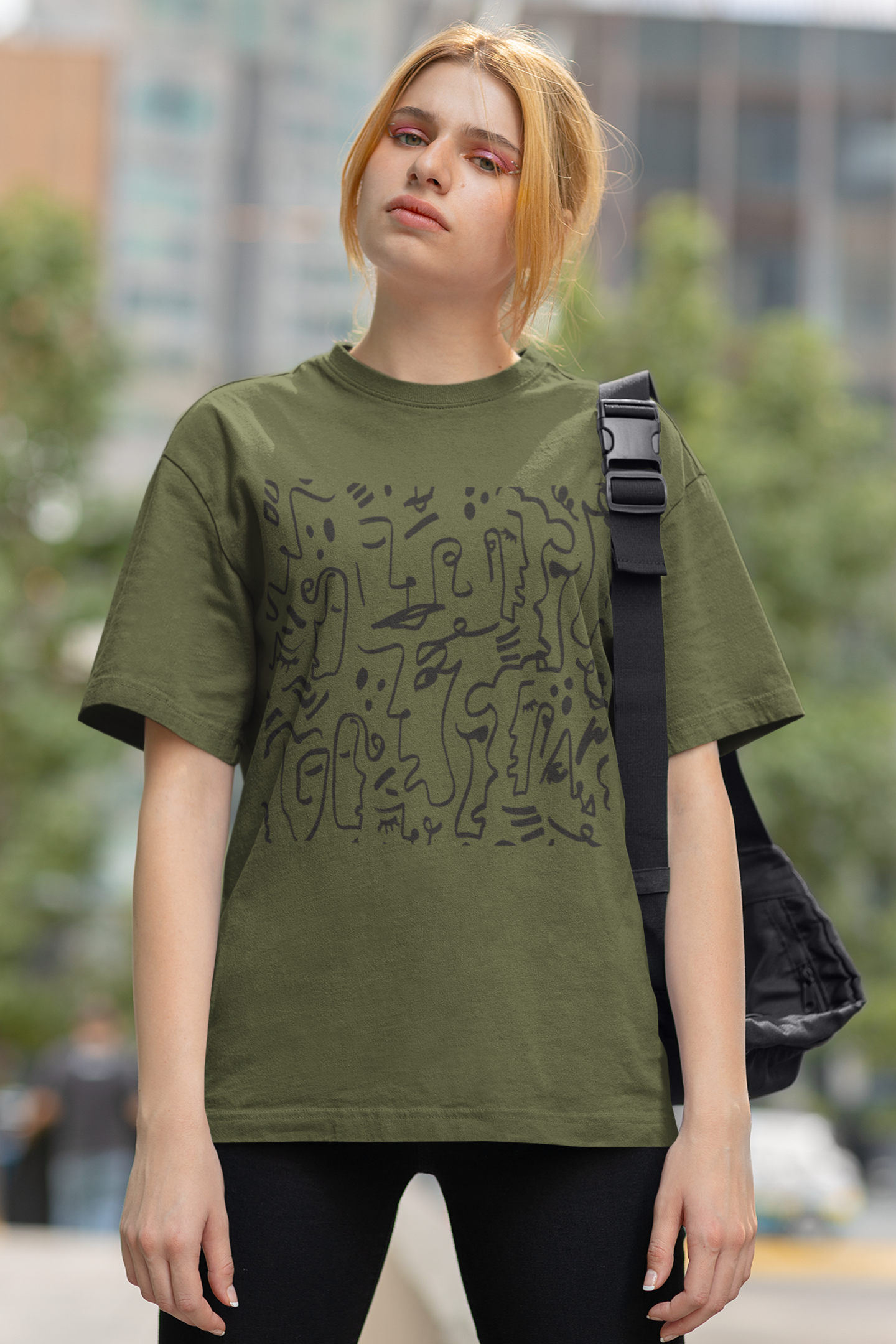 Faces of Abstraction T-shirt - Veesheh