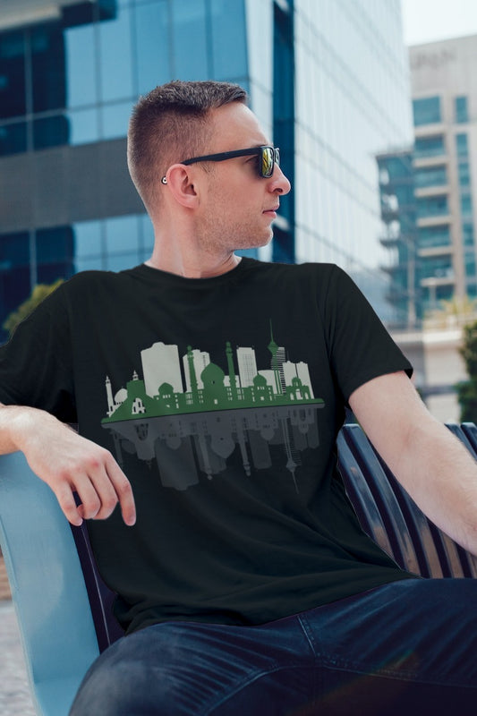 Tehran Skyline Graphic T-Shirt – Unisex Soft Cotton Cityscape Tee